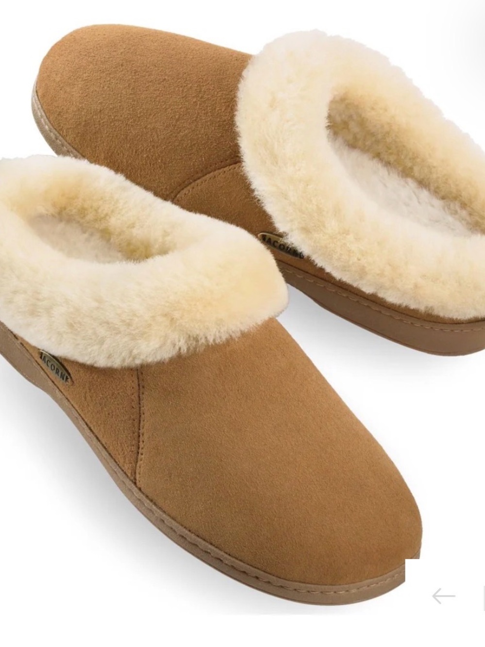 Acorn Oh Ewe Shearling Clog Slipper